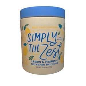 Body Prescriptions Simply The Zest Lemon & Vitamin C Exfoliating Body Scrub